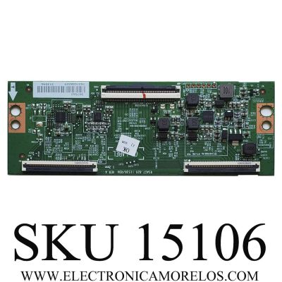 T-CON PARA TV HISENSE / NUMERO DE PARTE 307562 / RSAG7.820.11538/ROH / 313048 / TG21CS83X9 / PANEL HD550Y1U72-T0L2\GM\CKD3A\ROH / DISPLAY HV550QUB-F70 / MODELO 55A6GV 55A53FUV	